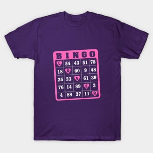 Vintage Bingo Lover Queen Love Bingo T-Shirt